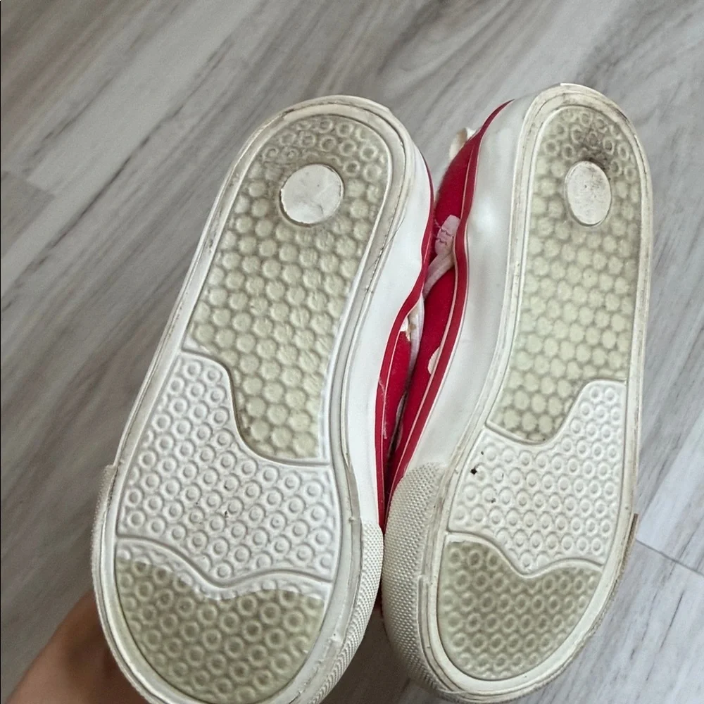 Gymboree Red Heart Slippers for Kids size 7 - Picture 4 of 5